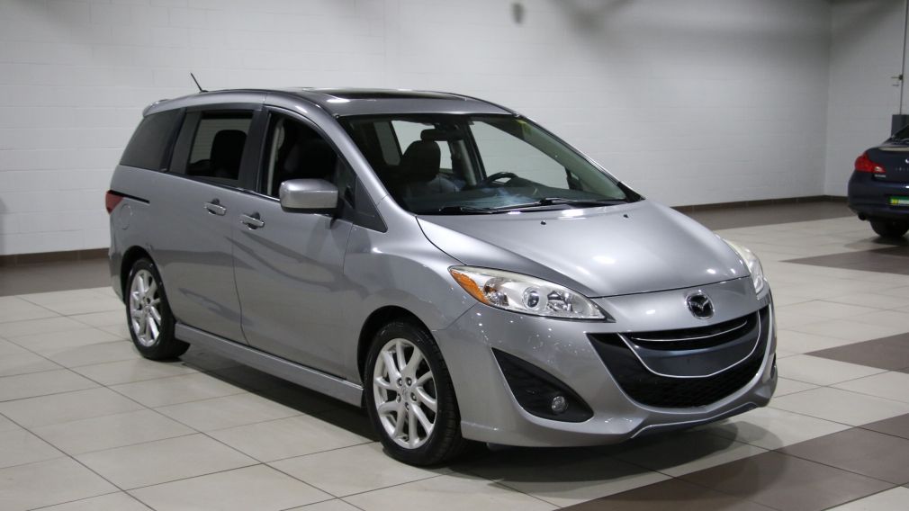 2012 Mazda 5 GT AUTO A/C TOIT MAGS BLUETOOTH 6 PASS #0