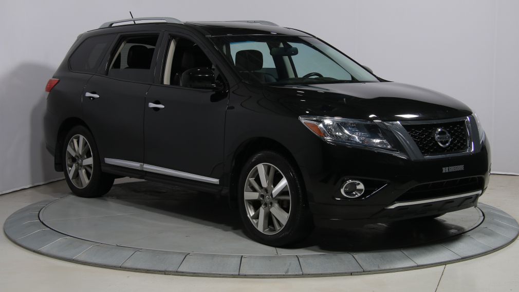 2014 Nissan Pathfinder Platinum AWD CUIR TOIT NAVIGATION DVD MAGS 7PASSAG #0