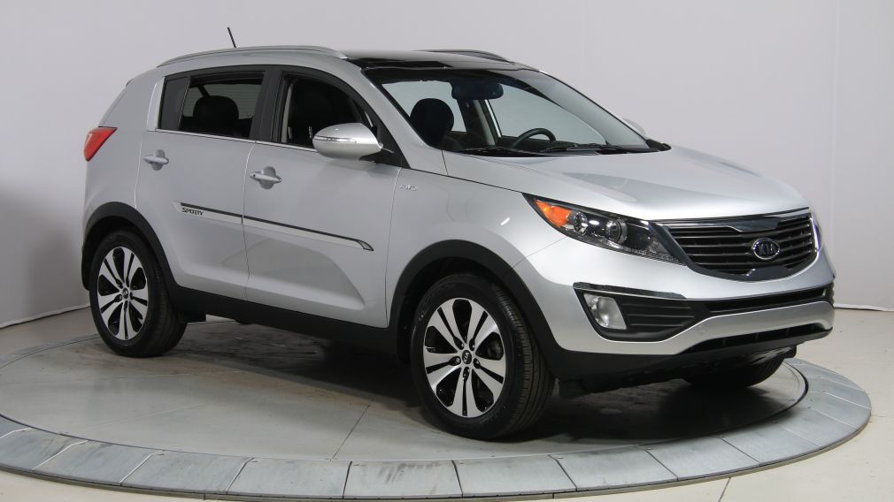 2012 Kia Sportage EX W/NAV A/C CUIR TOIT MAGS BLUETOOTH BAS KILOMETR #0