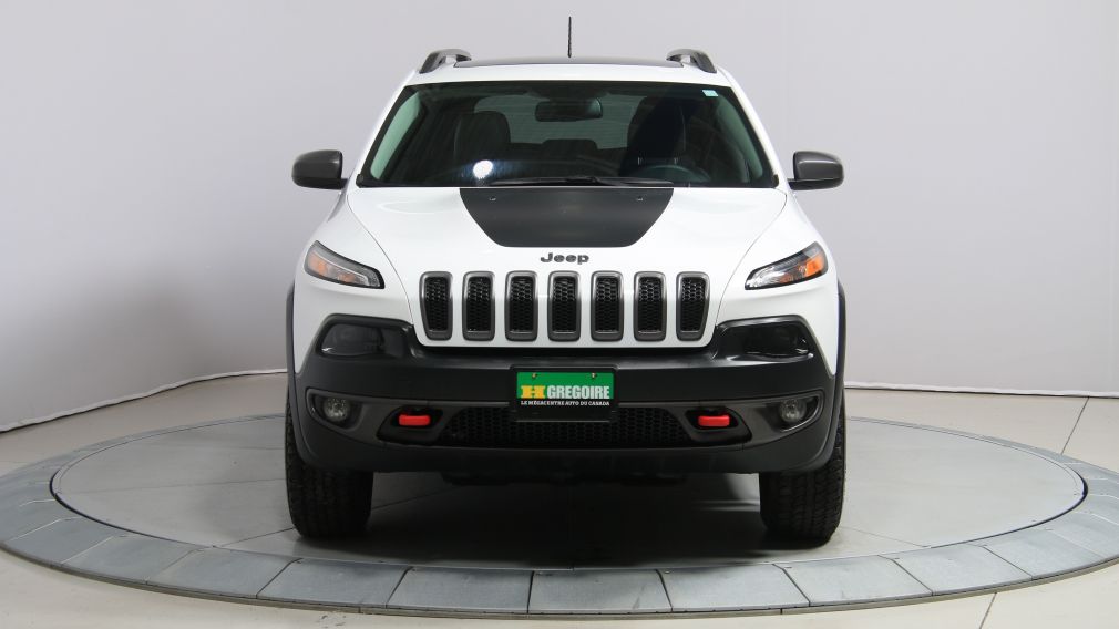 2016 Jeep Cherokee Trailhawk 4WD CUIR TOIT PANO NAVIGATION MAGS #1