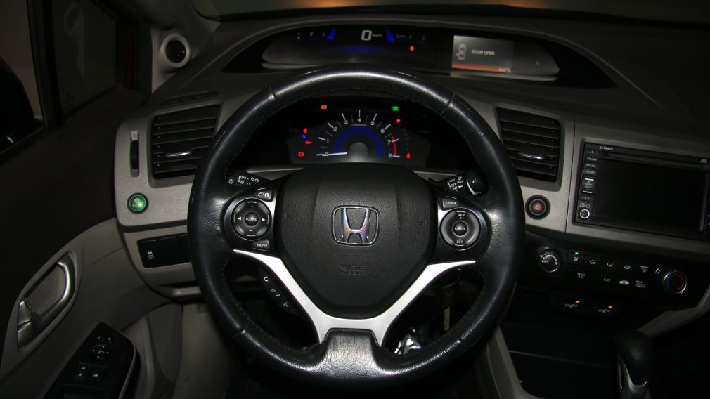 2012 Honda Civic EX-L AUTO CUIR TOIT NAVIGATION MAGS BLUETOOTH #16