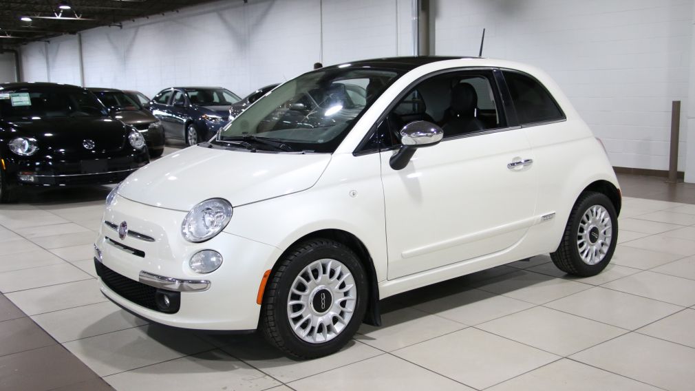 2012 Fiat 500 Lounge AUTO A/C CUIR TOIT MAGS #3