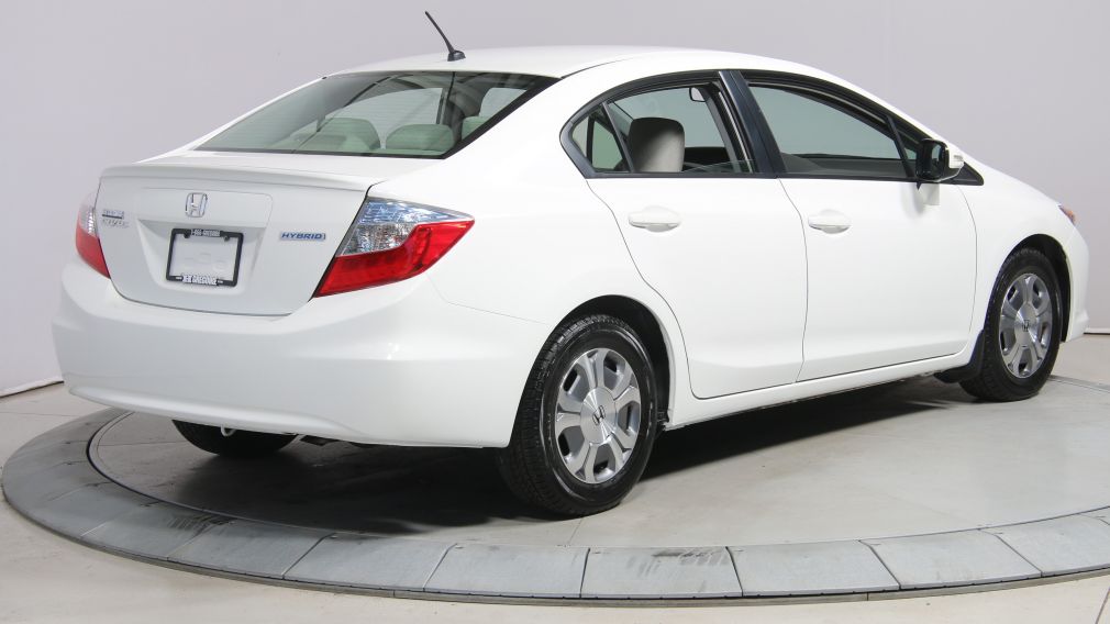 2012 Honda Civic HYBRID MAGS BLUETOOTH GR ELECT #6