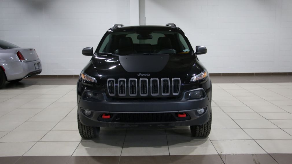 2016 Jeep Cherokee TRAILHAWK AWD V6 CUIR TOIT PANORAMIQUE NAVIGATION #2