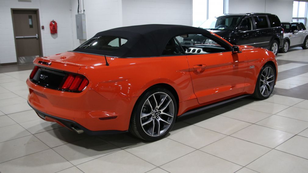 2015 Ford Mustang CONVERTIBLE GT PREMIUM 6 VITESSESCUIR MAGS 20" NAV #8