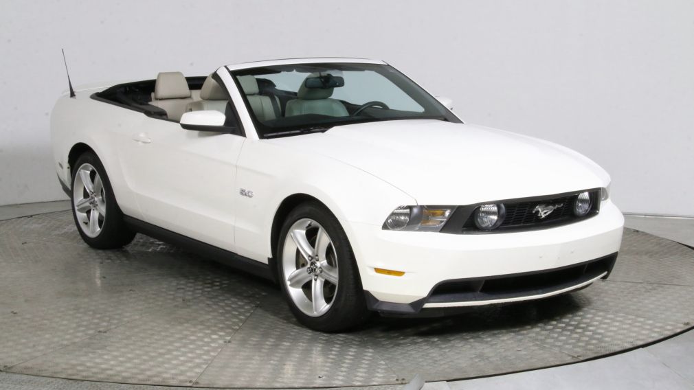 2012 Ford Mustang GT CUIR CONVERTIBLE MAGS BLUETOOTH #0