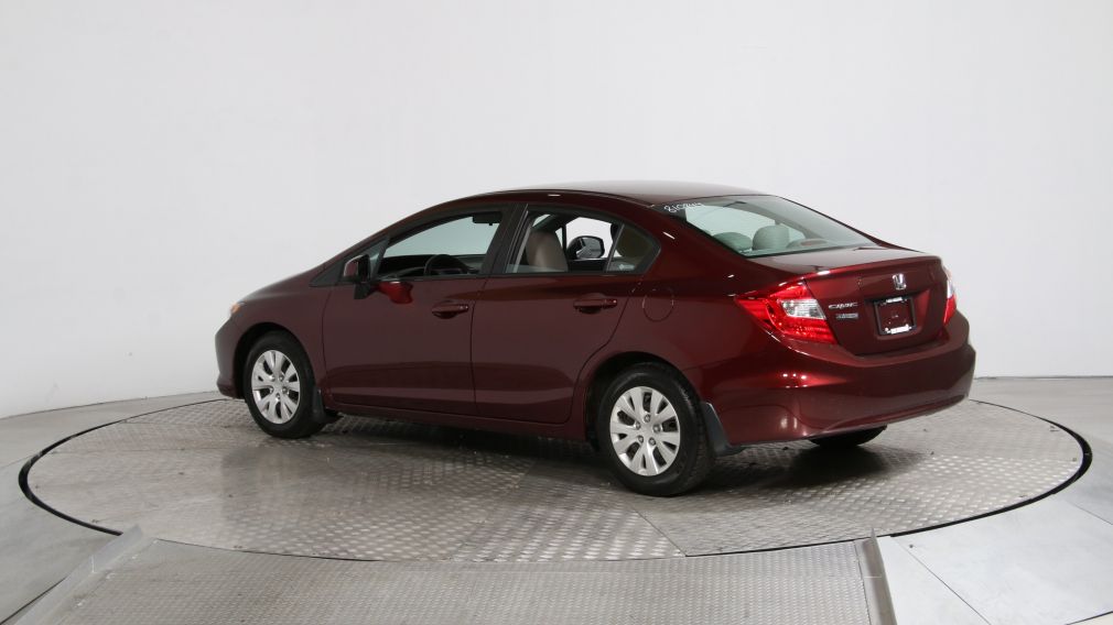 2012 Honda Civic LX AUTOMATIQUE A/C BLUETOOTH GR ELECTRIQUE #4