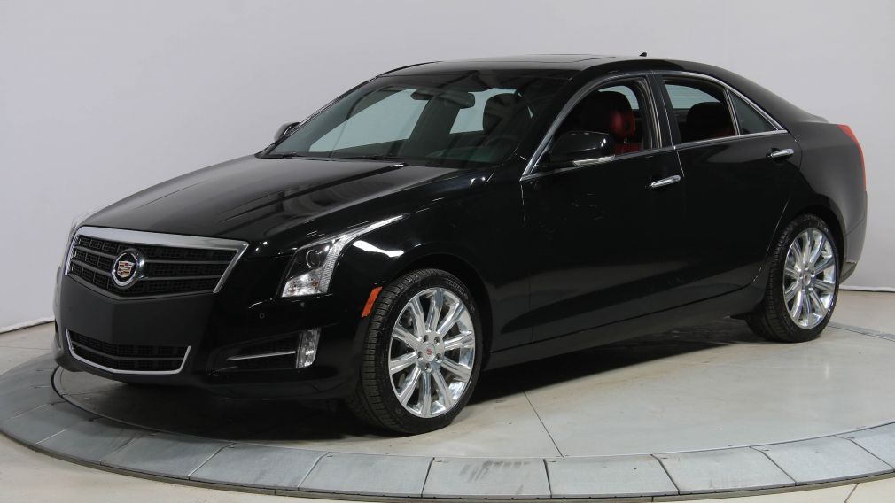 2013 Cadillac ATS PREMIUM V6 AWD CUIR ROUGE TOIT NAVIGATION CAMÉRA D #2