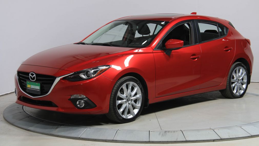 2014 Mazda 3 GT-SKY AUTO MAGS BLUETOOTH CAMERA RECUL CUIR TOIT #2