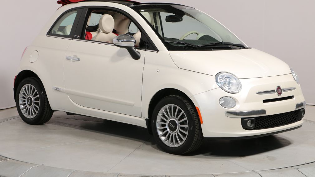 2013 Fiat 500 LOUNGE CONVERTIBLE BLUETOOTH CUIR MAGS #0