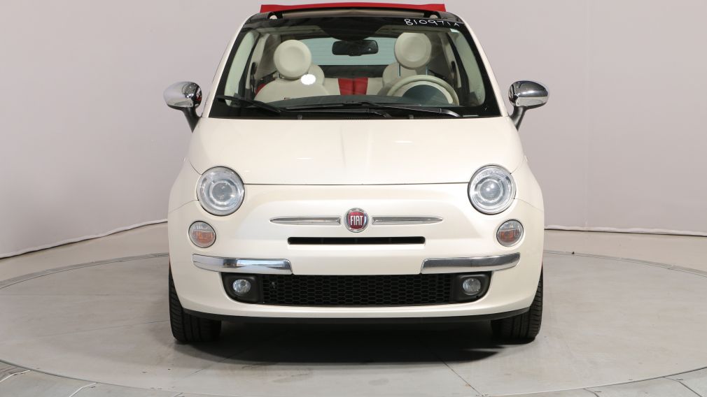 2013 Fiat 500 LOUNGE CONVERTIBLE BLUETOOTH CUIR MAGS #2