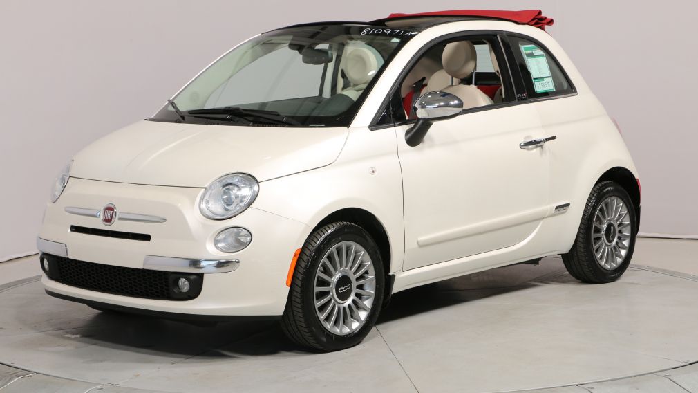 2013 Fiat 500 LOUNGE CONVERTIBLE BLUETOOTH CUIR MAGS #3