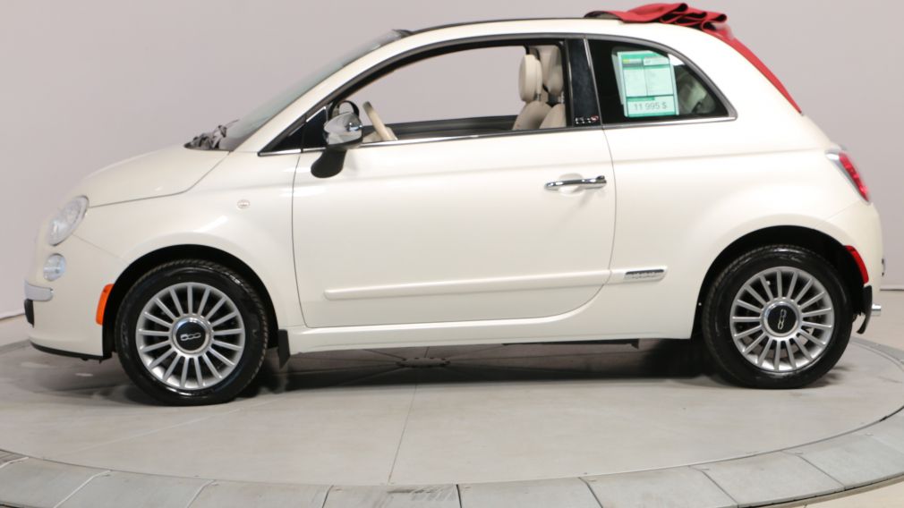 2013 Fiat 500 LOUNGE CONVERTIBLE BLUETOOTH CUIR MAGS #4