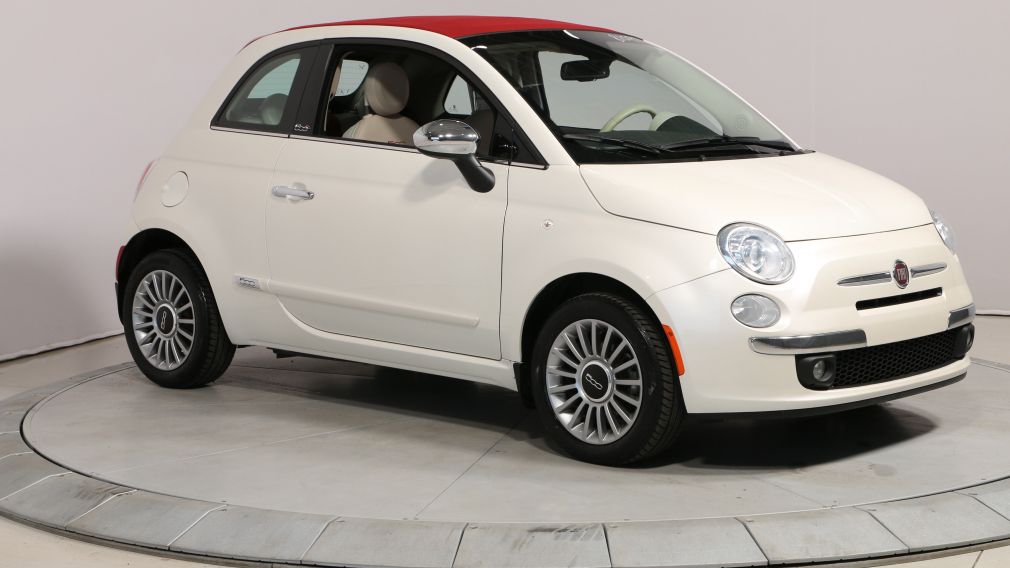 2013 Fiat 500 LOUNGE CONVERTIBLE BLUETOOTH CUIR MAGS #9