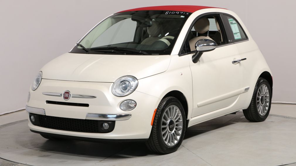 2013 Fiat 500 LOUNGE CONVERTIBLE BLUETOOTH CUIR MAGS #11