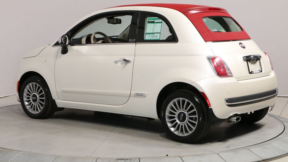 2013 Fiat 500 LOUNGE CONVERTIBLE BLUETOOTH CUIR MAGS #13