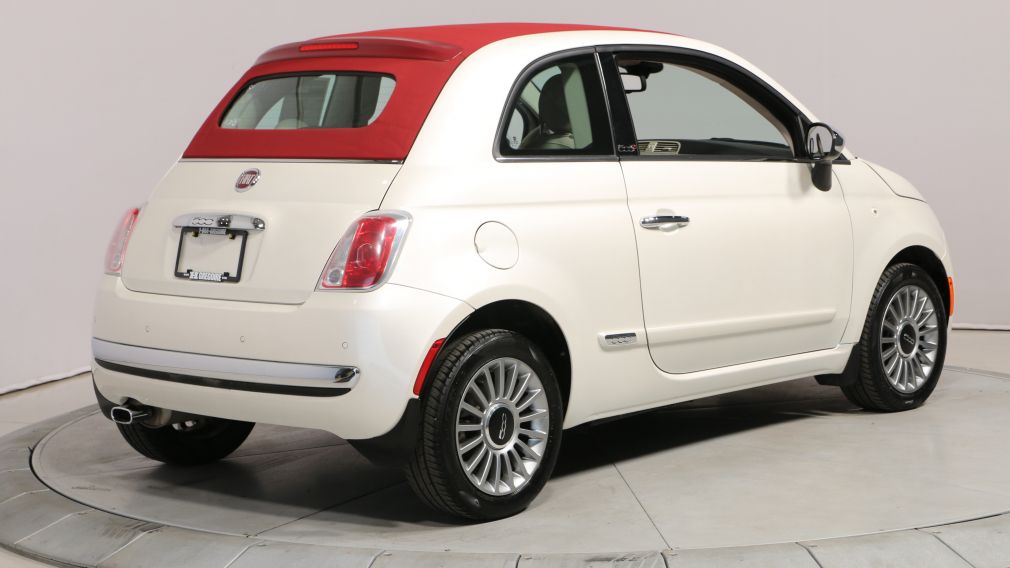 2013 Fiat 500 LOUNGE CONVERTIBLE BLUETOOTH CUIR MAGS #15