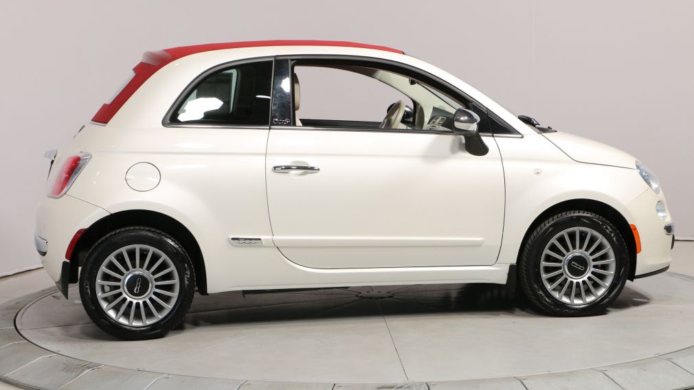 2013 Fiat 500 LOUNGE CONVERTIBLE BLUETOOTH CUIR MAGS #16