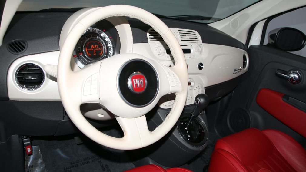 2013 Fiat 500 LOUNGE CONVERTIBLE BLUETOOTH CUIR MAGS #17