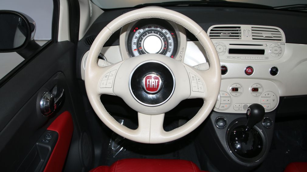 2013 Fiat 500 LOUNGE CONVERTIBLE BLUETOOTH CUIR MAGS #22