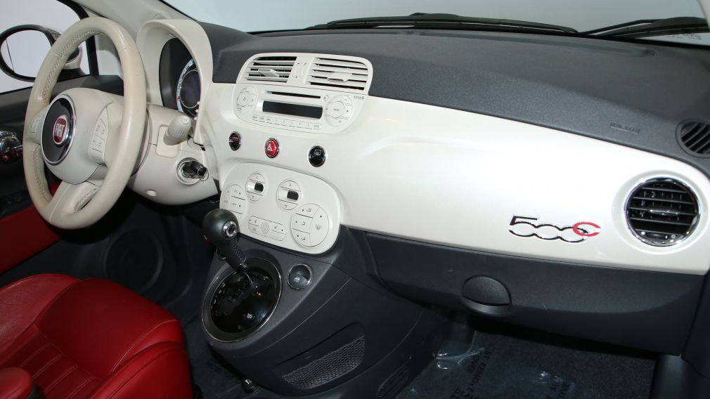 2013 Fiat 500 LOUNGE CONVERTIBLE BLUETOOTH CUIR MAGS #28