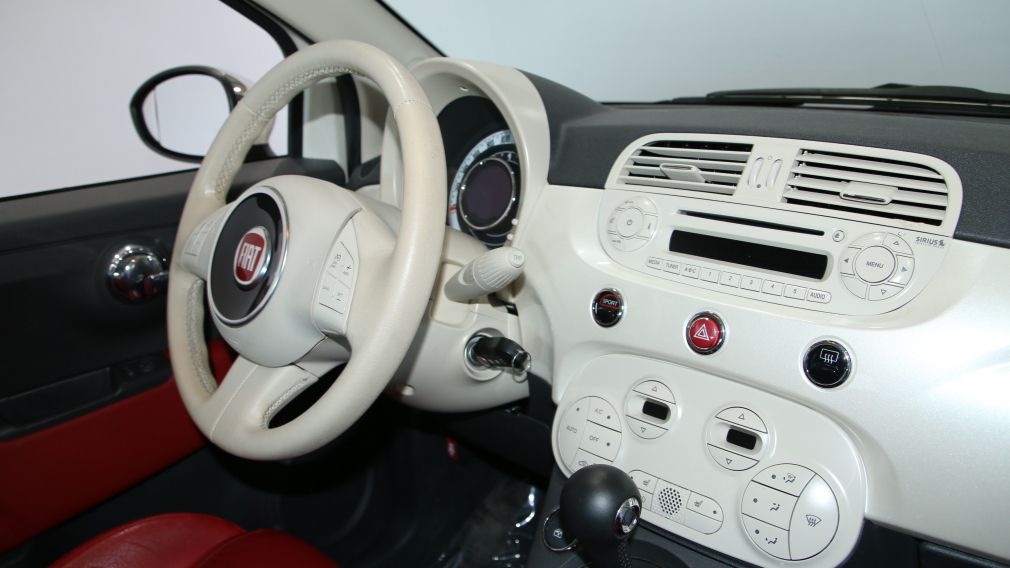 2013 Fiat 500 LOUNGE CONVERTIBLE BLUETOOTH CUIR MAGS #29