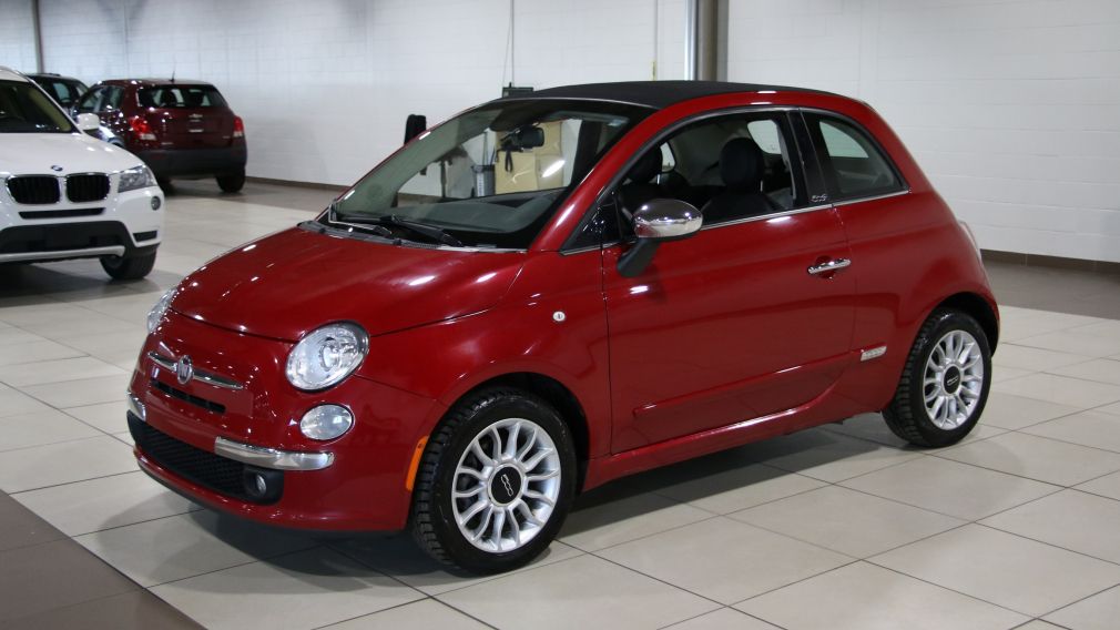 2014 Fiat 500 CONVERTIBLE LOUNGE AUTO A/C CUIR MAGS BLUETHOOT #0