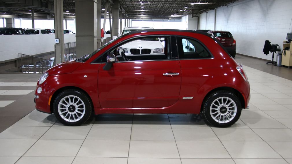 2014 Fiat 500 CONVERTIBLE LOUNGE AUTO A/C CUIR MAGS BLUETHOOT #3