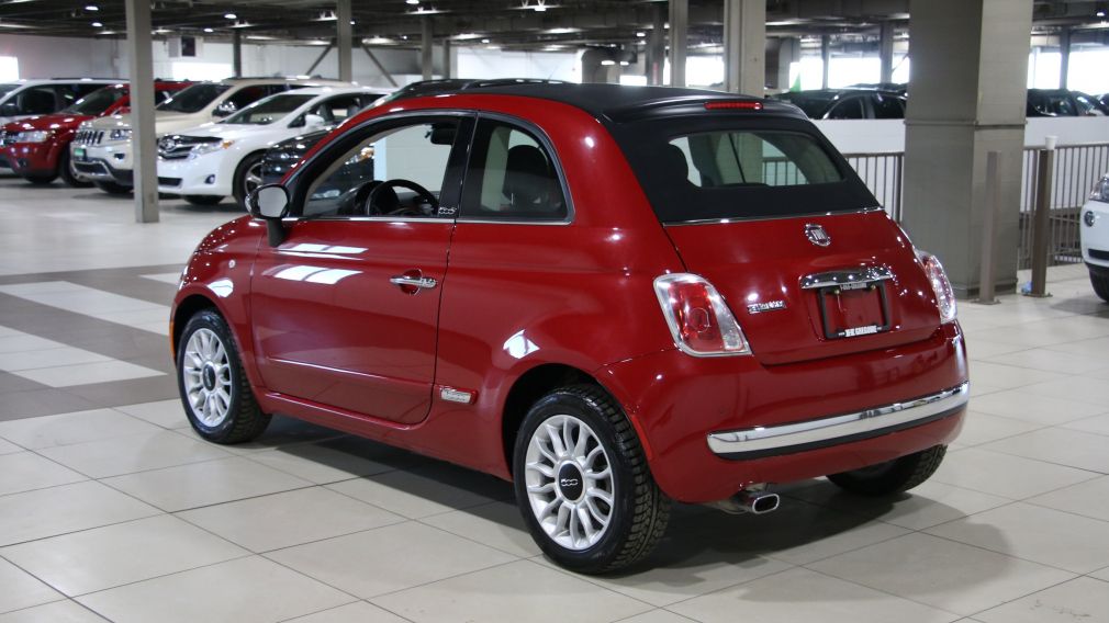 2014 Fiat 500 CONVERTIBLE LOUNGE AUTO A/C CUIR MAGS BLUETHOOT #4