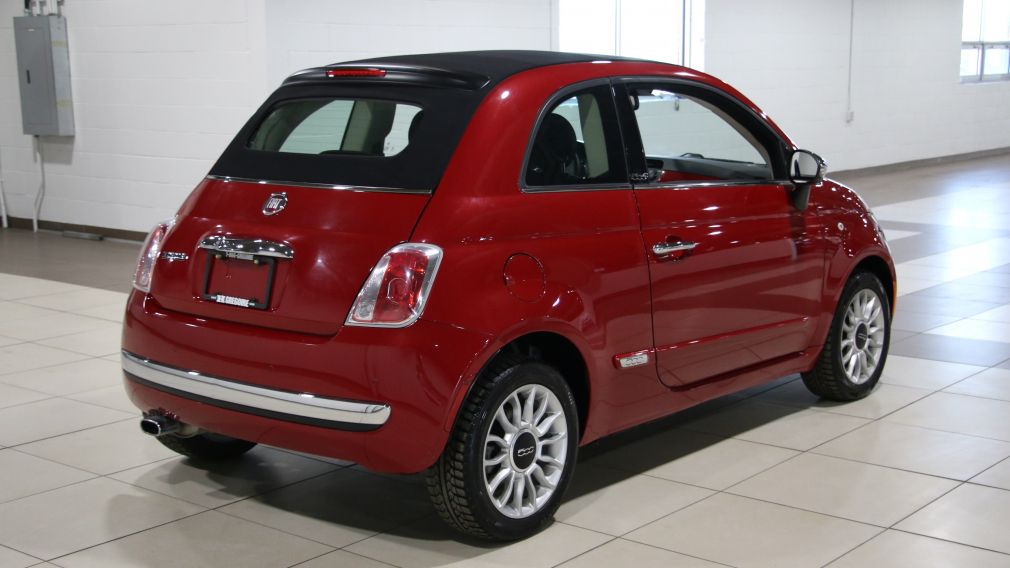 2014 Fiat 500 CONVERTIBLE LOUNGE AUTO A/C CUIR MAGS BLUETHOOT #5