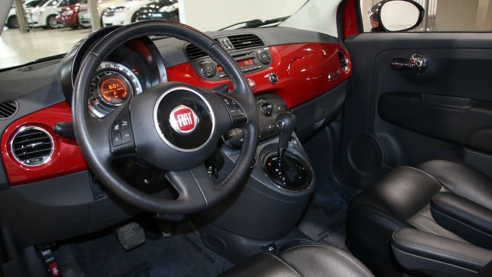 2014 Fiat 500 CONVERTIBLE LOUNGE AUTO A/C CUIR MAGS BLUETHOOT #6