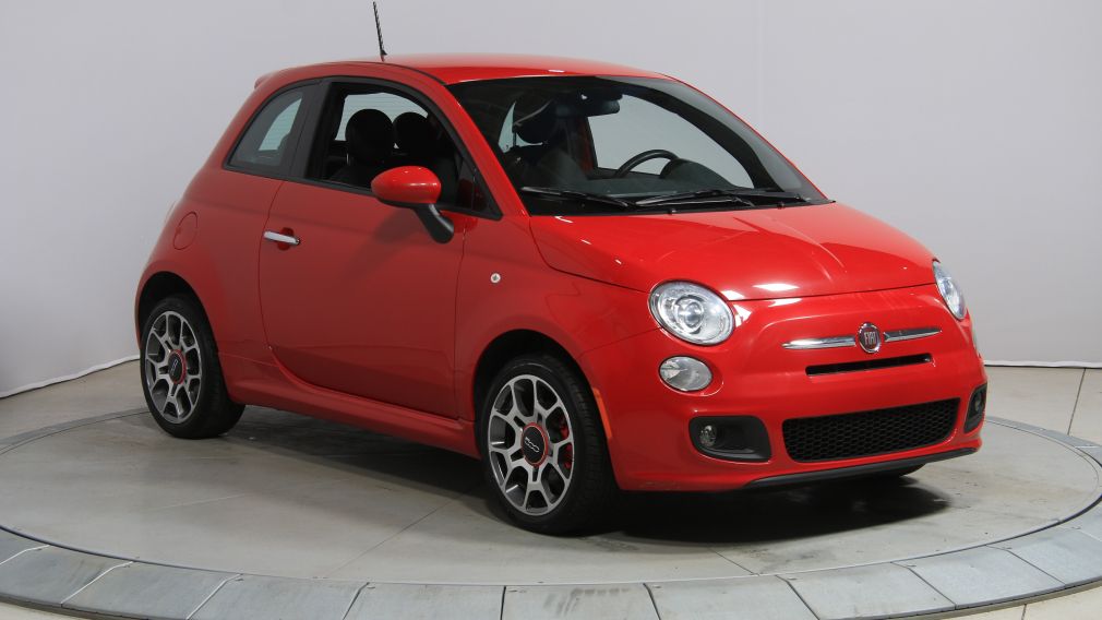 2015 Fiat 500 SPORT AUTO A/C MAGS CUIR BLUETOOTH GR ELECT #0