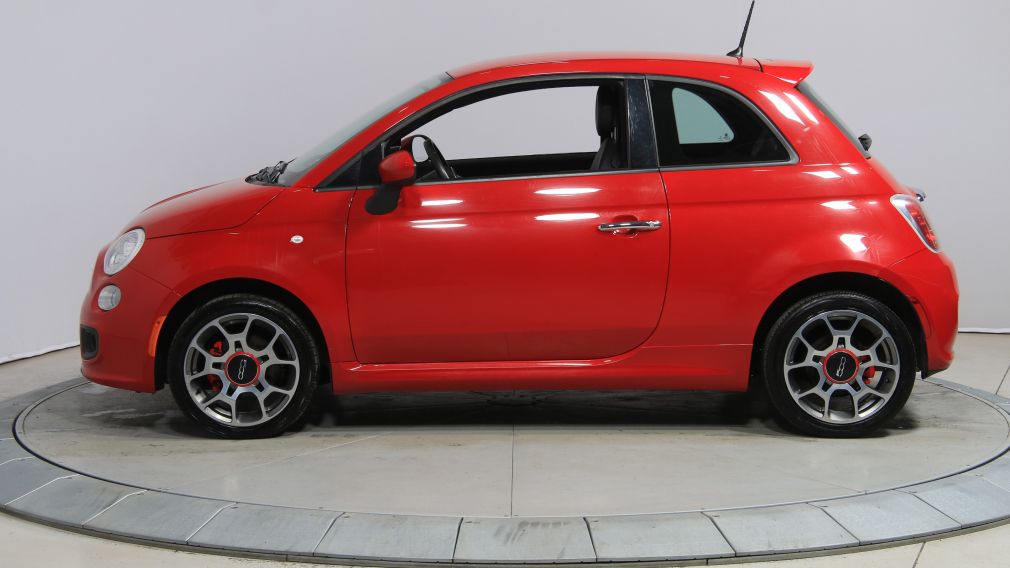 2015 Fiat 500 SPORT AUTO A/C MAGS CUIR BLUETOOTH GR ELECT #3