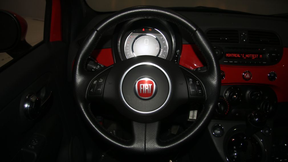 2015 Fiat 500 SPORT AUTO A/C MAGS CUIR BLUETOOTH GR ELECT #14