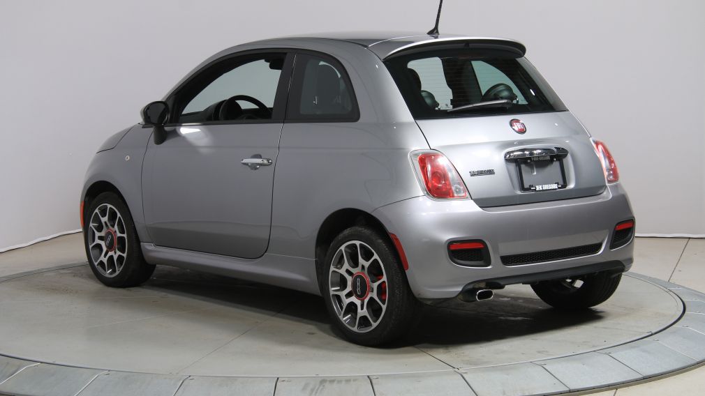 2015 Fiat 500 SPORT AUTO A/C MAGS CUIR BLUETOOTH GR ELECT #4