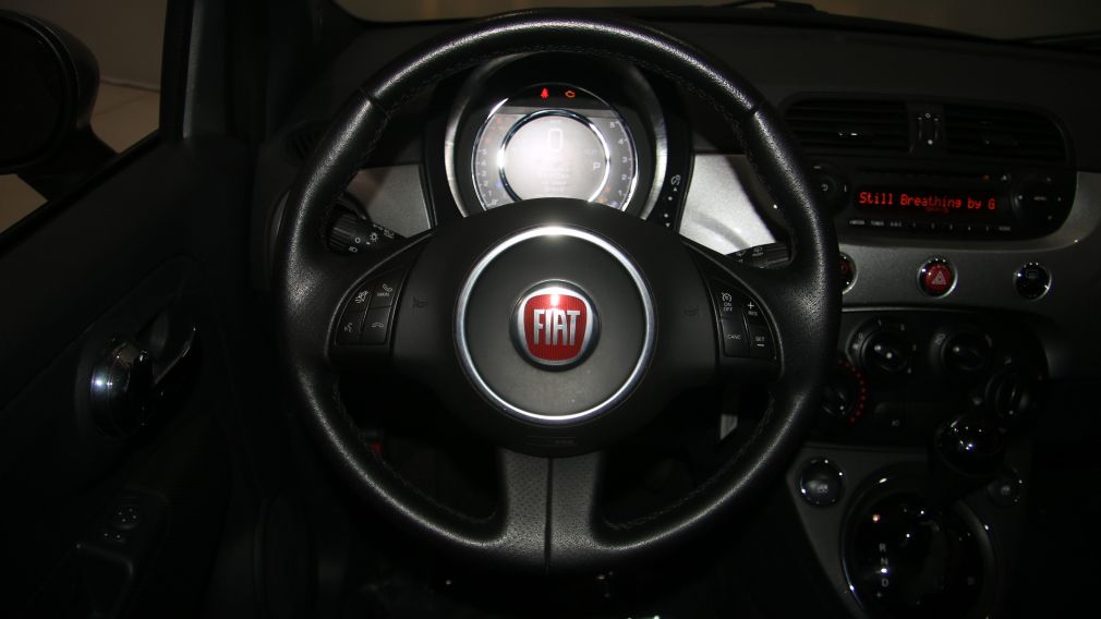 2015 Fiat 500 SPORT AUTO A/C MAGS CUIR BLUETOOTH GR ELECT #13