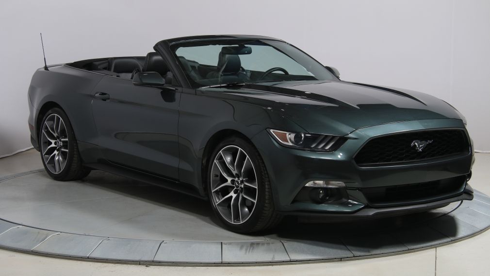 2015 Ford Mustang CONVERTIBLE ECOBOOST PREMIUM AUTO CUIR MAGS 20" NA #0