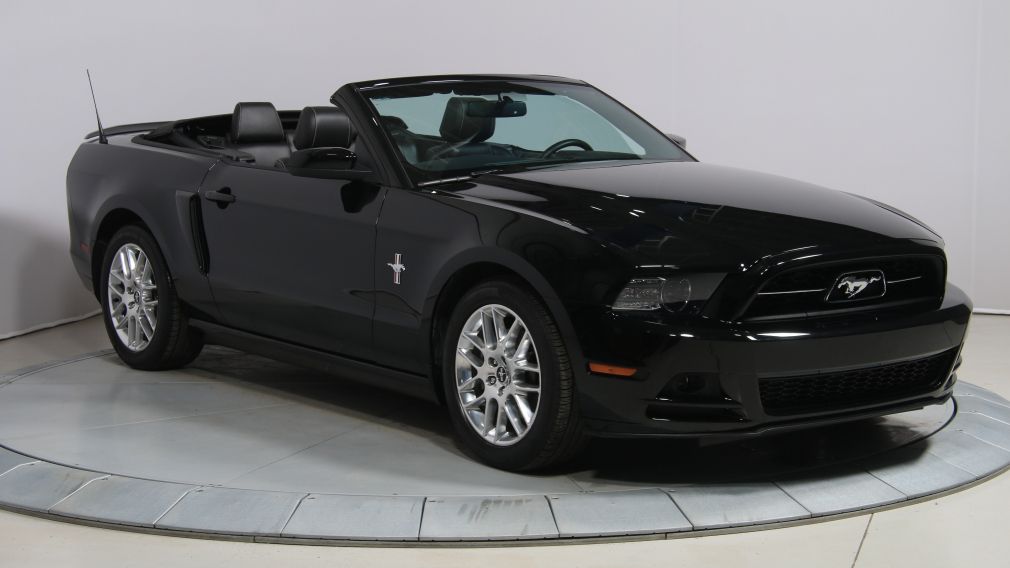 2014 Ford Mustang V6 PREMIUM CONVERTIBLE AUTO A/C CUIR  MAGS BLUETHO #0