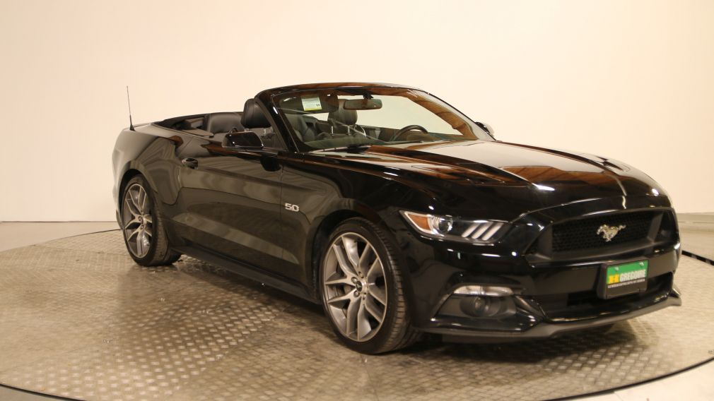 2016 Ford Mustang GT PREMIUM CONVERTIBLE AUTO A/C CUIR  NAVIGATION M #0