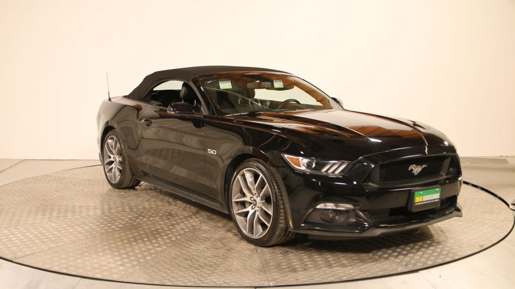 2016 Ford Mustang GT PREMIUM CONVERTIBLE AUTO A/C CUIR  NAVIGATION M #8