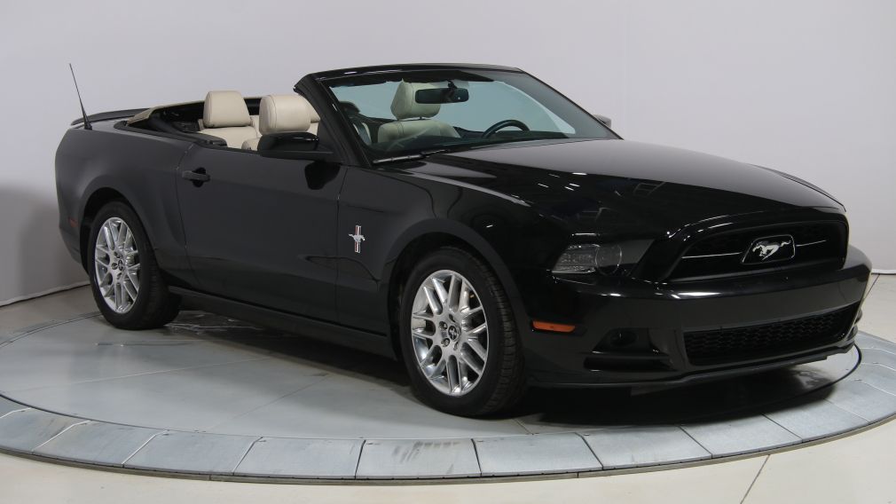 2014 Ford Mustang V6 PREMIUM CONVERTIBLE AUTO A/C CUIR  MAGS BLUETHO #0