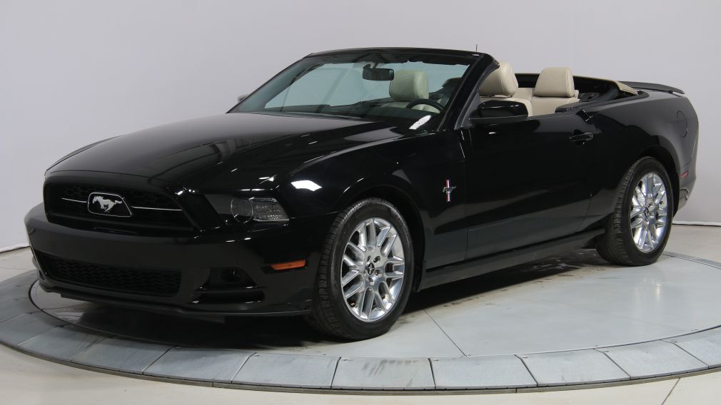 2014 Ford Mustang V6 PREMIUM CONVERTIBLE AUTO A/C CUIR  MAGS BLUETHO #2