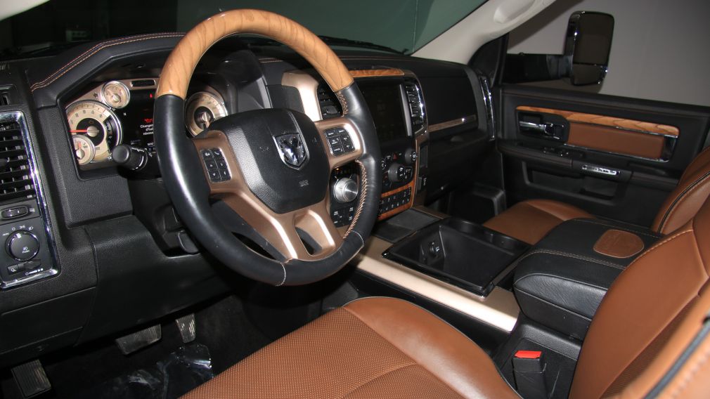 2015 Ram 1500 LONGHORN ECODIESEL 4WD TOIT CUIR MAGS #3