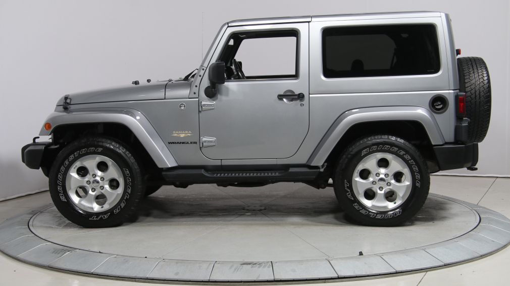 2013 Jeep Wrangler SAHARA A/C MAGS GR ELECTRIQUE #4