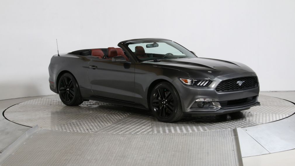 2016 Ford Mustang CONVERTIBLE ECOBOOST PREMIUM AUTO A/C CUIR NAVIGAT #0