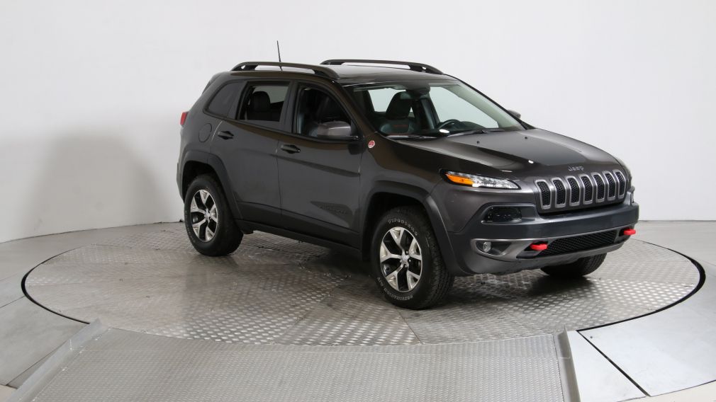 2016 Jeep Cherokee TRAILHAWK V6 4WD CUIR/TISSU TOIT PANORAMIQUE NAVIG #0