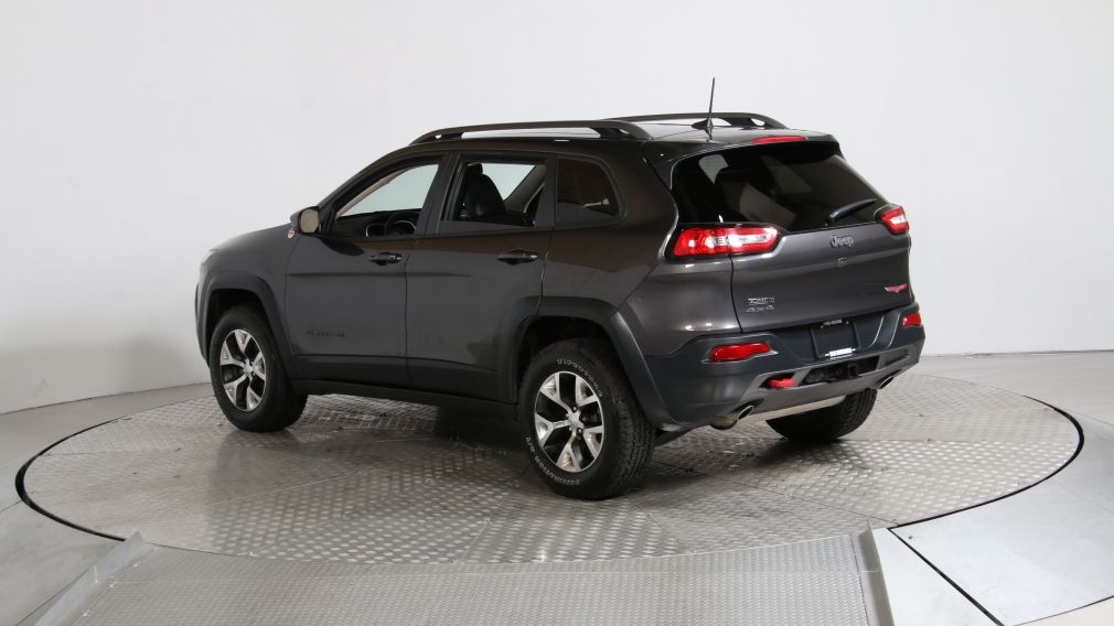 2016 Jeep Cherokee TRAILHAWK V6 4WD CUIR/TISSU TOIT PANORAMIQUE NAVIG #4