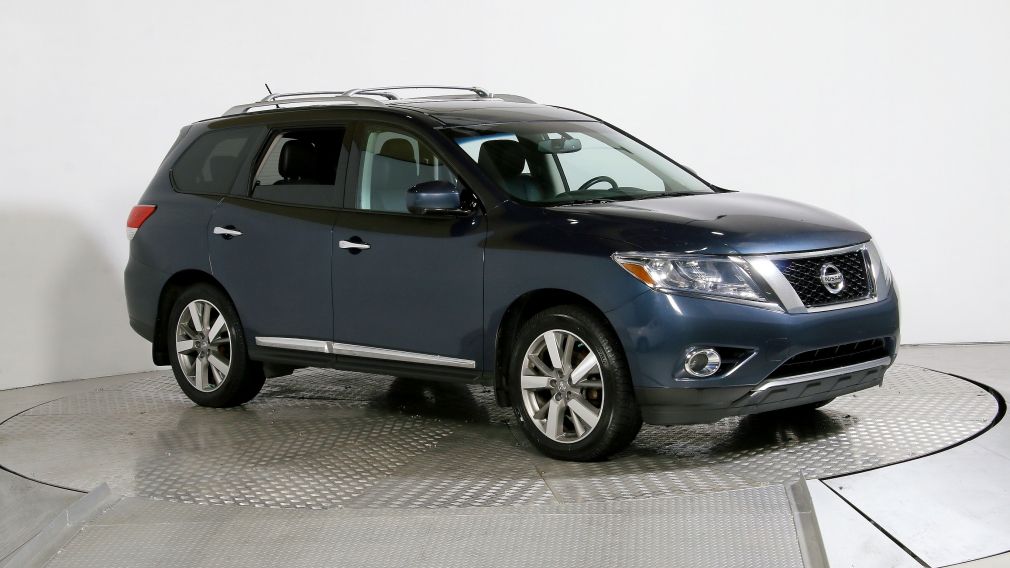 2014 Nissan Pathfinder PLATINUM AWD CUIR TOIT PANORAMIQUE CAMERA 360 DVD #0