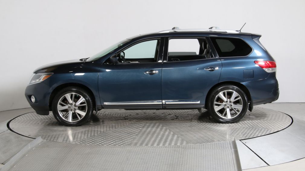 2014 Nissan Pathfinder PLATINUM AWD CUIR TOIT PANORAMIQUE CAMERA 360 DVD #3