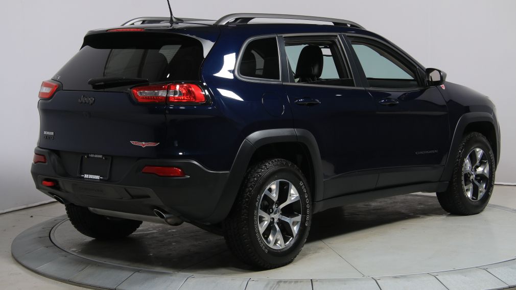 2016 Jeep Cherokee TRAILHAWK 4WD AUTO A/C CUIR TOIT PANO NAV MAGS BLU #7